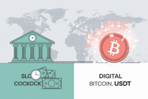 Global remittance comparison showing crypto transfers versus traditional bank wire fees across countries
