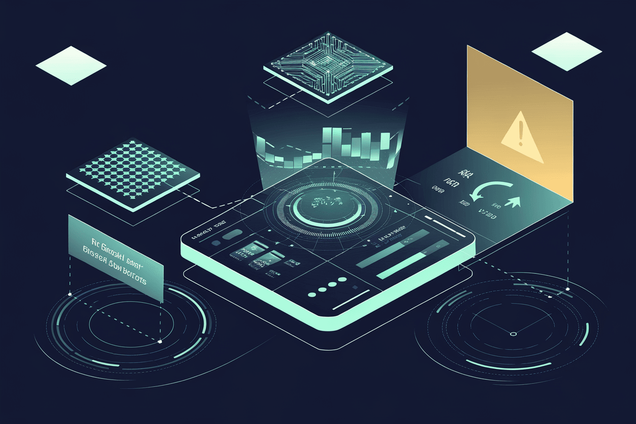 AI crypto trading bot dashboard showing three bot archetypes