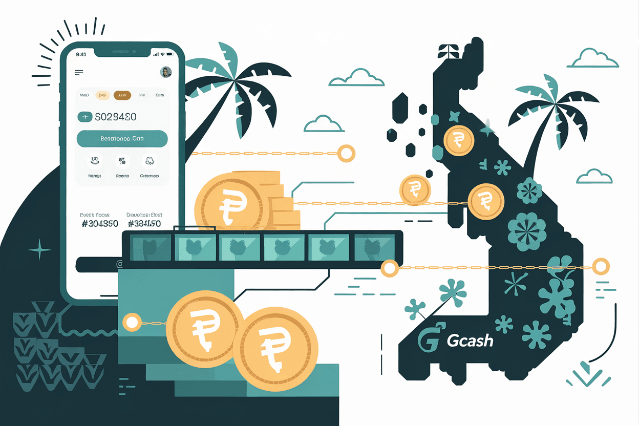 Sending money to the Philippines via smartphone remittance app with digital bridge to Filipino islands