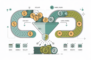 Crypto cash out and off-ramp methods converting cryptocurrency to local fiat currency
