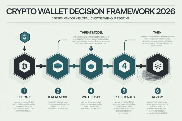 Crypto Wallet Decision Framework 2026: A 6-Step Guide to Choosing Without Regret