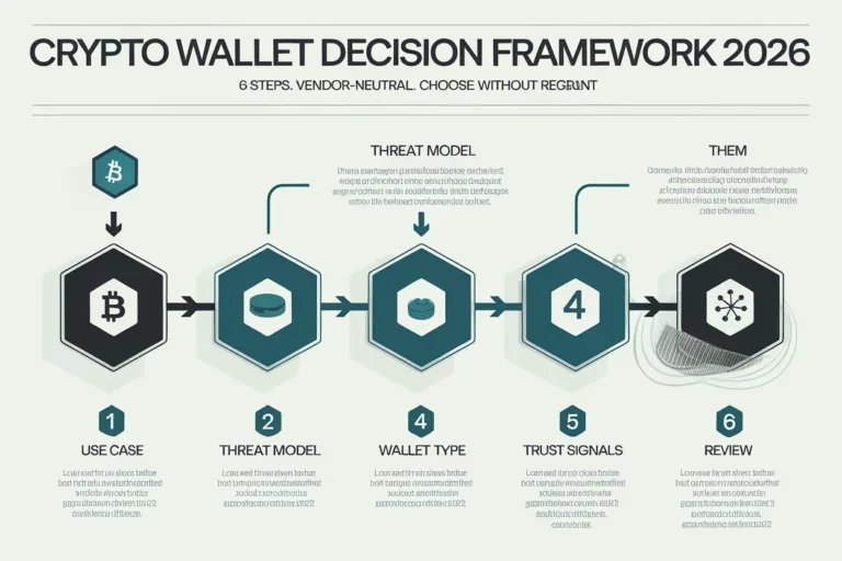 Crypto Wallet Decision Framework 2026: A 6-Step Guide to Choosing Without Regret