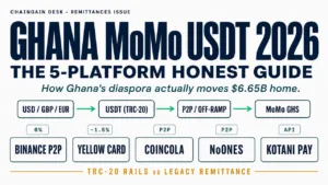 غانا MoMo USDT 2026: كيفية إرسال واستلام العملات المشفرة عبر MTN و Telecel و AirtelTigo (دليل خطوة بخطوة)