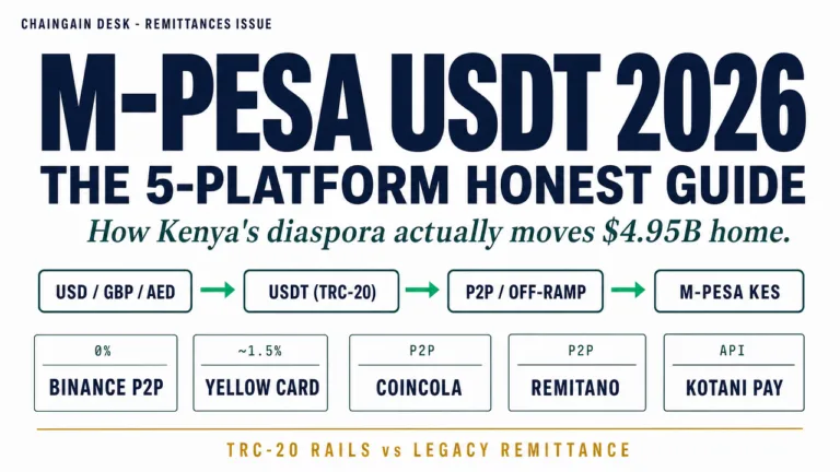 M-Pesa USDT 2026: How to Send & Receive USDT via Kenya's #1 Mobile Money (Step-by-Step + Fees)
